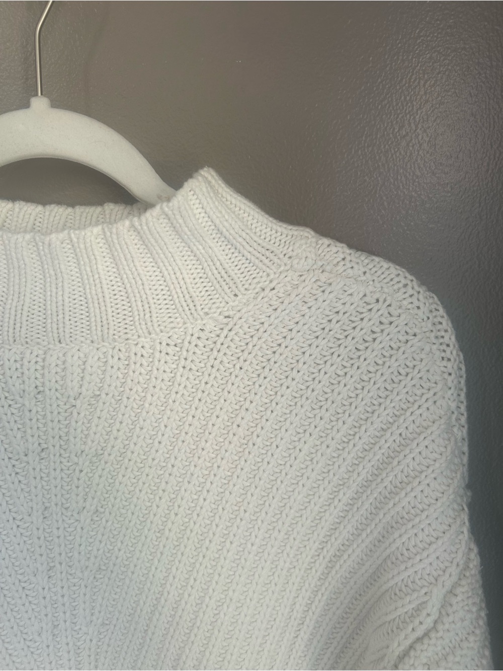 Textured Turtleneck - Lucky Brand - Ribbed Mock Neck Women's Sweater - Picture 8 of 14